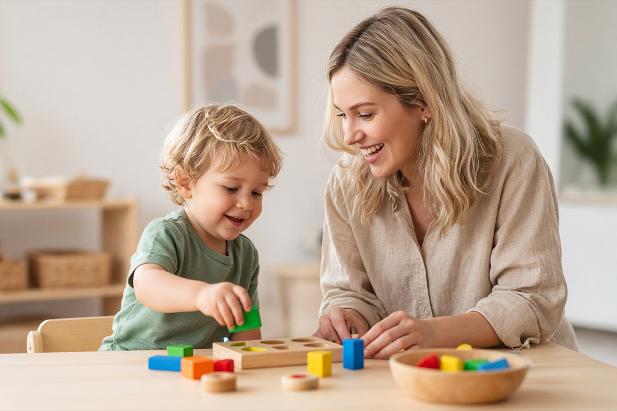 Structured play with clear positive affect